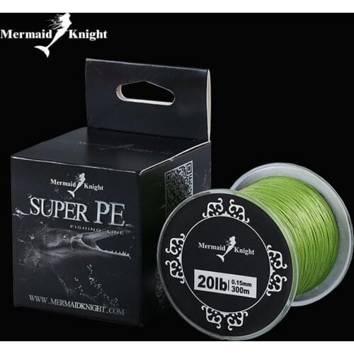 MermaidKnight Super PE 300M/330YDS 8 Braided Fishing Line 13LB-88LB JAPAN High Quality Superline 8 Slick Fishing Line