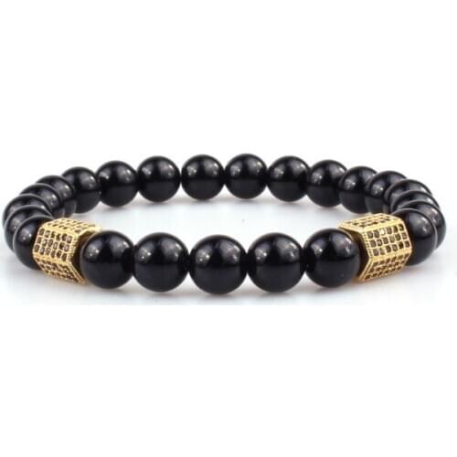 Micro pave Copper gold silver metal cz Cubic Zirconia rope adjustable Beads Bracelet Charm Braided Bangles yrgh4