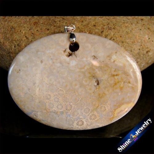 New Trendy Necklaces Pendants Natural Stone Coral Fossil Drop Beads Slide Wholesale Jewelry For Women Free Shipping CS640