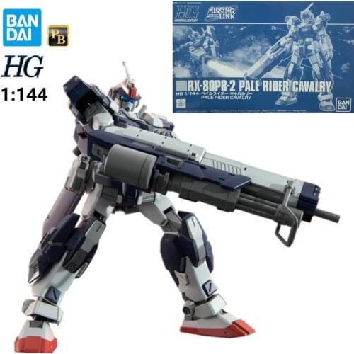 NEW Originele Bandai Pb HGUC HG 1/144 RX-80PR-2 PALE RIDER CAVALRY Gundam 5061412 Model Modificatie Speelgoed GIFT