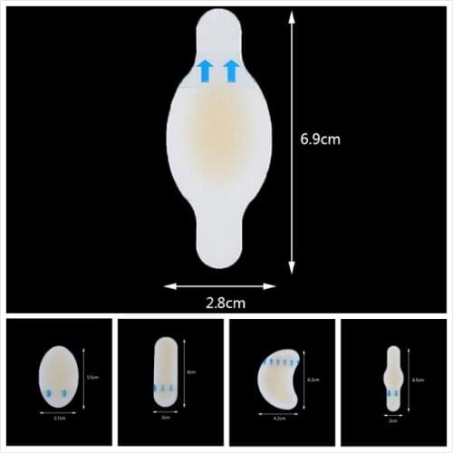 4Pcs/Lot 5 Sizes Skin Hydrocolloid Relief Plaster Blister Patch Heel Protector Foot Care Tool