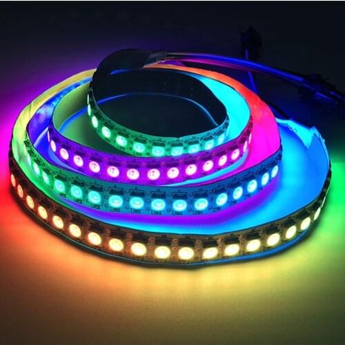 5m DC 5V WS2812B WS2812 IC LED Strip lights Smart Individually Addressable Programmable IP30 IP65 IP67 30/60/144leds/m LED decor