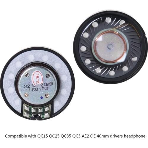 Professional Headphone Speaker Unit Parts 40mm Drivers Redplacement for QC15 QC25 QC35 QC3 AE2 OE Earphone