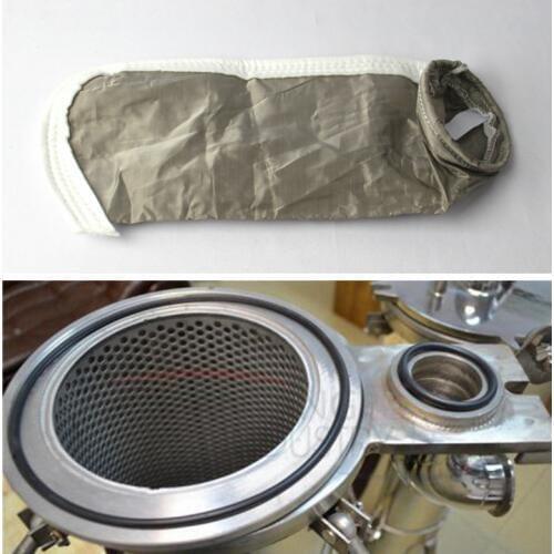 1pcs 105X380mm Filter-Bag Stainless Steel Mesh Wire 20-800 Meshs Deep Bed Filter Washable Repeated Use Aquarium Industrial