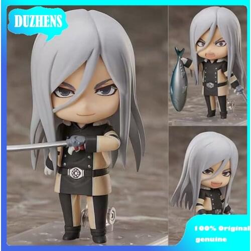 Original Japanes Anime HITMAN REBORN! Scuvaro Q version figma PVC Action Figure Anime Figure Model Toys Figure Doll Gift