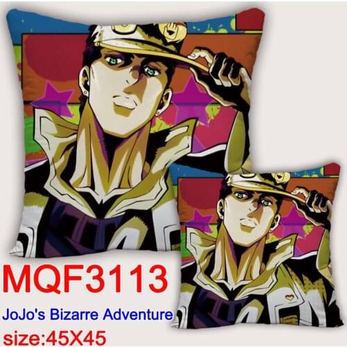 45X45CM Anime JoJos Bizarre Adventure Pillow Case Dakimakura Case 3D Double Sided Print Pillowcase Decorative Covers Gifts