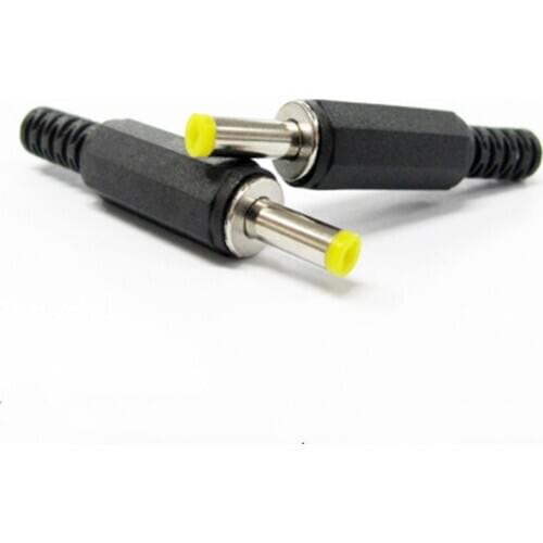 5pcs 4.0*1.7 Laptop Netbook DC Power Tip Plug Connector 4.0*1.7mm DC male Power Tip/Plug Yellow Tip 4.0X1.7 MM