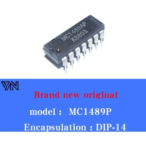 5/pcs Lot New original imported genuine MC1489P MC1489N MC1488P straight plug DIP-14 four-line receiver chip