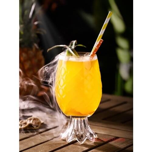 American Hollywood Bar Multi Purpose Pineapple Cocktail Glass Diy Mixing Wine Tiki Mug Party Mousse Tray Cold Drink Dessert Cups