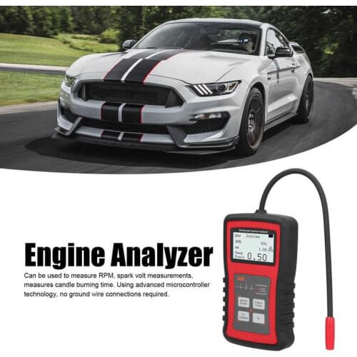 Auto battery tester battery terminals 24W Ignition Analyzer Multi‑System LCD Display RPM Measurement Tester car