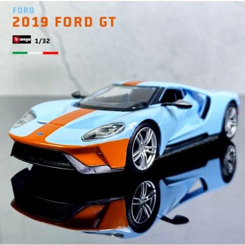 Bburago 1:32 2019 Ford GT Alloy Car collection WRC rally Car model gifts Toy Special carton pack boy toys