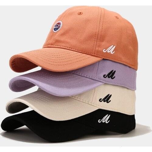 2021 Spring Women Cotton Adjustable Baseball Cap Summer Hip Hop Letter Embroidery Men Hats Boy Girls Caps Snapback Hat Gorras