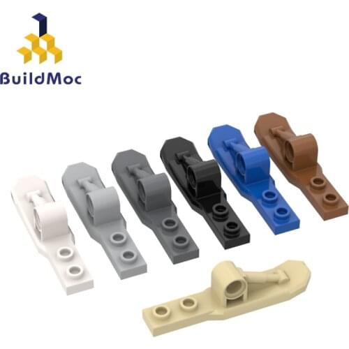 BuildMOC 15540 1 x 6 x 1 Helicopter landing ski 1 x 6 with pinhole For Building Blocks Parts DIY Con