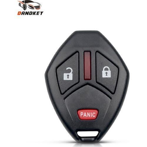 Dandkey 2+1 Buttons For Mitsubishi Galant Eclipse Lancer Outlander Endeavor Mirage EVO Replacement Remote Key Shell Case