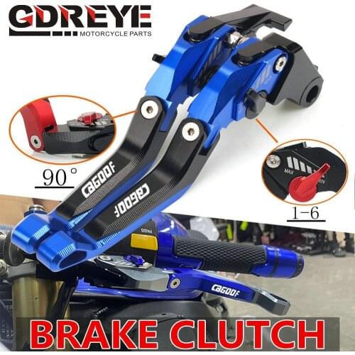 For Honda CB600F CB 600F 2007-2013 2008 2009 2010 2011 12 5D Brake Lever Clutch Handle Adjustable Foldable