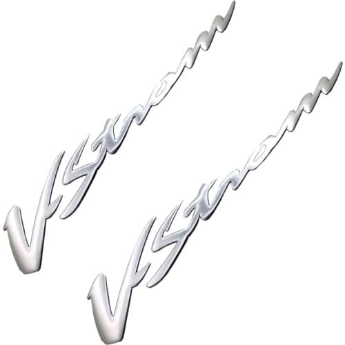 For Suzuki Vstrom DL 250 DL 650/XT DL1000/XT All Series 2 PCS Motorcycle Emblem Stickers Chrome Reflective Scooter Decals Badge