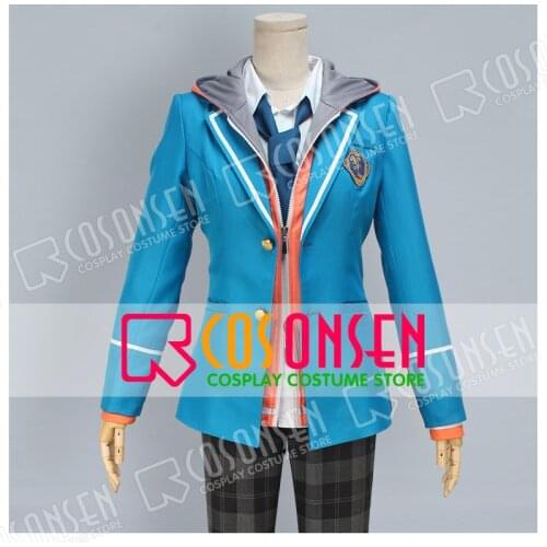 COSPLAYONSEN Ensemble Stars Cosplay Costume Male Blue Uniform new Full Set