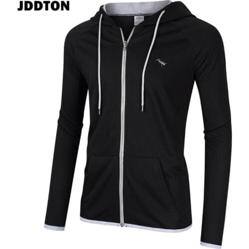 JDDTON Autumn Mens Patchwork Hooded Jackets Casual Hoodies Windbreaker Loose Hip Hop Fashion Male Streetwear USA/EU Size JE568