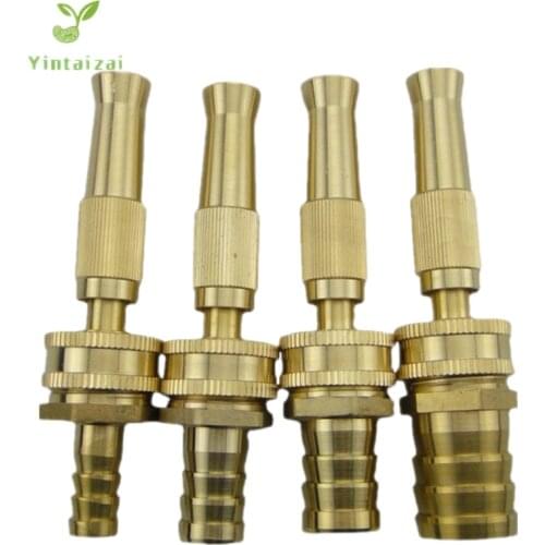 Brass 3/4"Female Thread Spray Water Gun Nozzle Adjustable High Pressure Car Wash Gun Household Balcony Watering Tool Sprayer