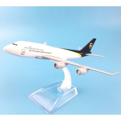 1:400 Airplane Model UPS 747 Airplane Metal Diecast Model Collectionl Scale Gift For Children Decoration Dropshipping model kit