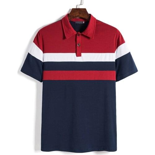 Men Short Sleeve T-Shirt Striped Slim t Shirt Clothing Summer Streetwear Casual Fashion Men Tops