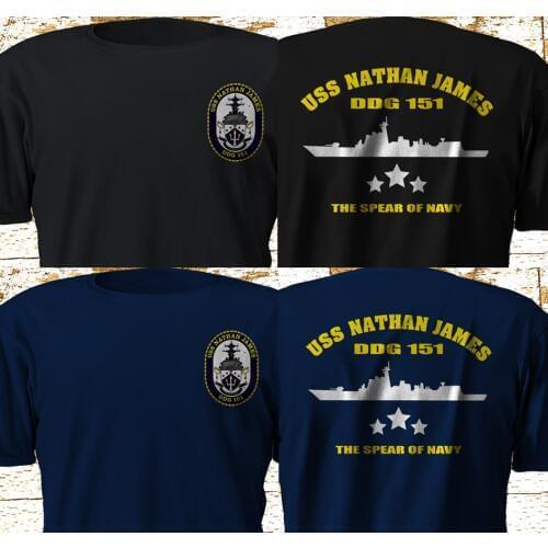New Uss Nathan James Ddg-151 Us Navy Seal The Last Ship Tv Series T-Shirt S-3Xl tops 2019 Short Shirt Hip Hop