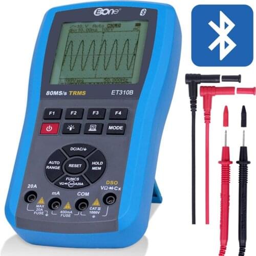 ET310B 5 in 1 Portable Digital Multimeter+Oscilloscope+Ohmmeter+Frequency Meter +APP Software Wireless Bluetooth Mobile Phone