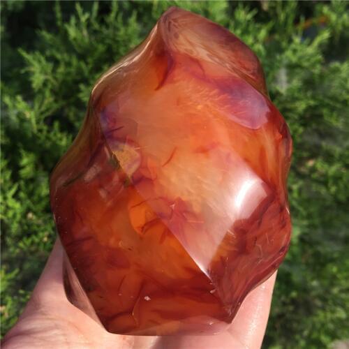 Natural Red Agate Torches Carnelian Quartz Crystal Torch Reiki Healing Madagascar Minerals Specimen gemstone gifts decoration