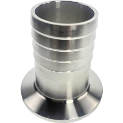 Sanitary Hose Barb Pipe Fitting Tri Clamp Type Ferrule Stainless Steel SUS SS 304