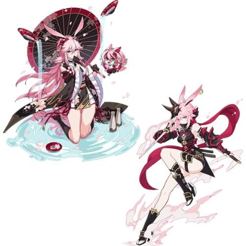 Three Ratels CA39 Theresa Apocalypse Honkai Impact 3rd Anime Sticker For Car laptop Decor Sticker Kid Toy Decal