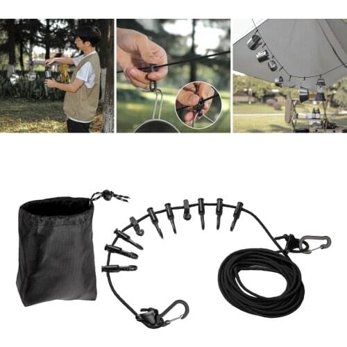 Outdoor Camping Lanyard Hanger Camping Storage Strap Universal Accessories