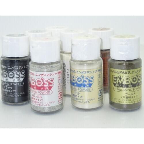 Tsukineko Embossing Powder 30ml Japan Gold Silver Transparent Copper