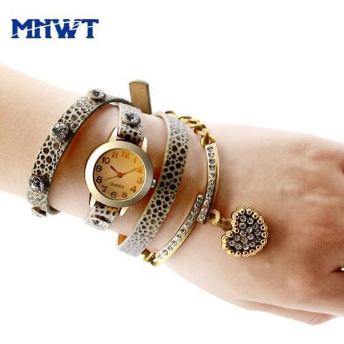 MNWT New Luxury Bracelet Watches Women Relogio Feminino 2019 Fashion Casual Strap Style Quartz Woman Wristwatch Dress Watch Girl