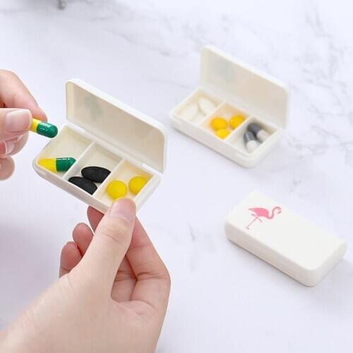 1Pc Plastic 7 Days Foldable Mini Pill First Aid Kits Box Drug Tablet Storage Travel Case Holder Container Pill Storage Boxs E112