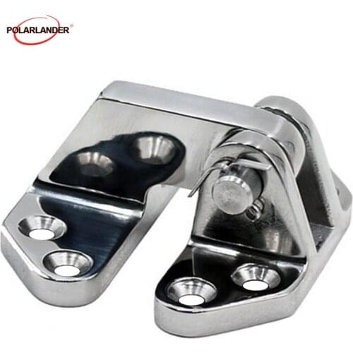 Round Turn Button Folding Boat Door Flush Door Strap Hatch Strap 10x10x0.5cm 1pc Butt Hinge Hardware Boat hinge Grade Cast