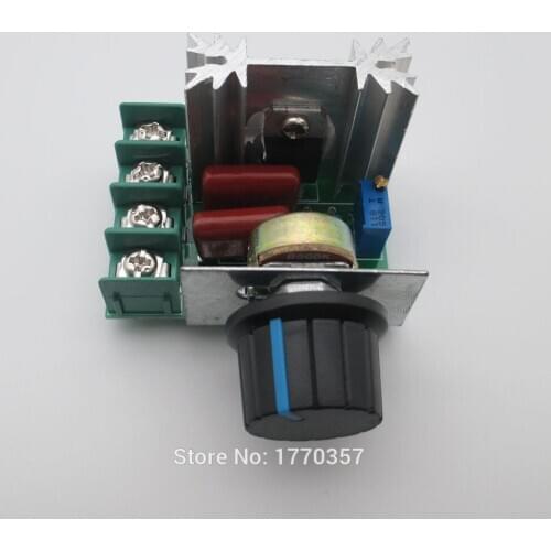 1pcs SCR Voltage Regulator Controller 220VAC 2000W Electronic Dimming Dimmers Speed Temperature Regulation Mold Regulator Module