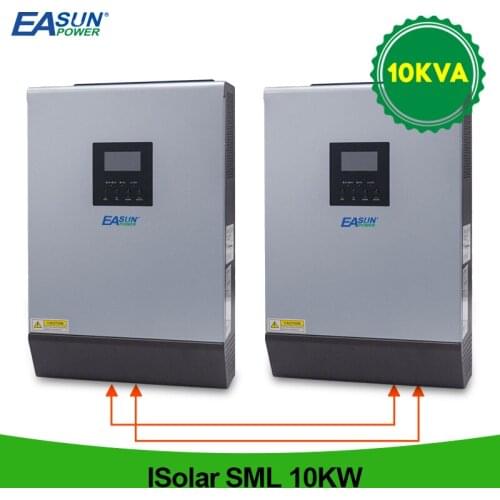 10KVA Solar Inverter MPPT 48V 220V Off Grid Inverter 8000W Pure Sine Wave Hybrid Inverter 60A Battery Charger