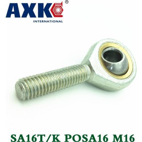 4pcs/lot 16mm Male Right Hand Thread Rod End Joint Bearing Metric Thread M16x2.0mm Sa16t/k Posa16 M16