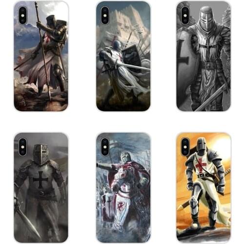 Accessories Phone Cases Covers For Xiaomi Redmi Note 3 4 5 6 7 8 Pro Mi Max Mix 2 3 2S Pocophone F1 Knight Templar
