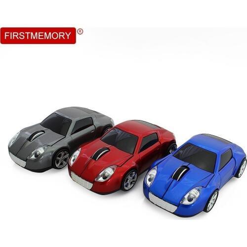 2.4Ghz Wireless Sports Car Shaped Mouse Computer Gaming Mice With USB Receiver 3D 1600 DPI Optical Mause For PC Laptop Notebook