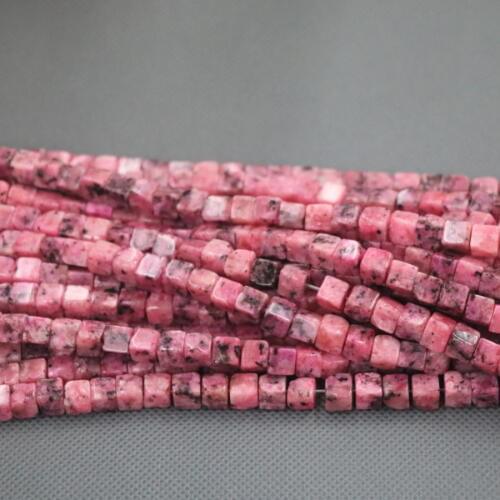 6mm Cingesto Natural Pink Jaspers GemsStone Beads for Jewelry Making, 2Strands Women Fashion Necklace DIY Making Accessories