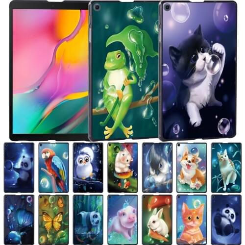 Tablet Case for Samsung Galaxy Tab A 10.1(T580/510)/A 9.7 T550/A 10.5 T590/E 9.6(T560/561)/S5e(T720/725) Back Cover+ Stylus