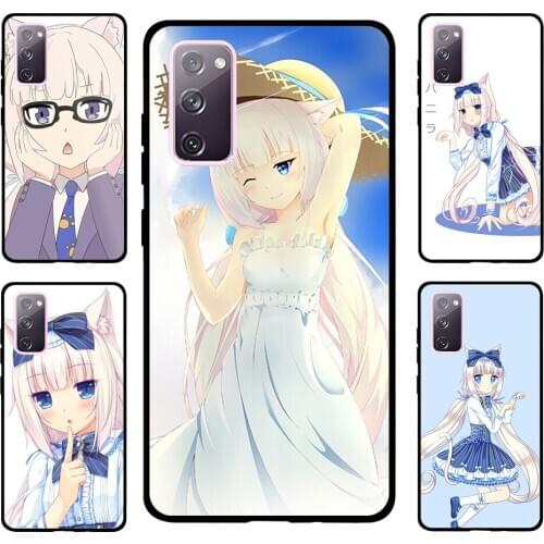 Vanilla Nekopara Anime Case For Samsung Galaxy S20 FE S8 S9 S10 Plus S10e Note 10 Plus Note 20 S21 Ultra Cover