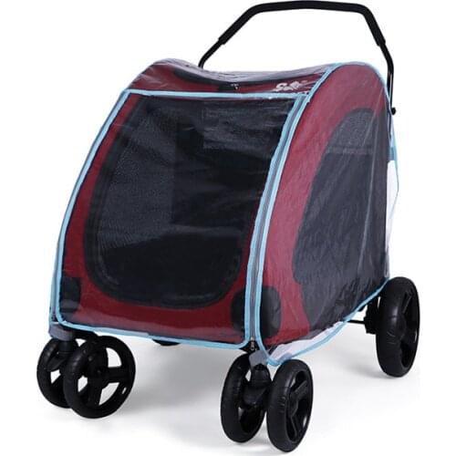 Dog Cat Carrier Stroller Cover Puppy Dog Stroller Raincover Cart Rain Cover for All Kinds of Cat and Dog Carts