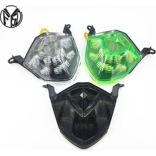 For Kawasaki Ninja ZX-10R ZX-10R 6R 2008 2009 2010 08 Rear Tail Light Brake Turn Signals Integrated LED Light Motorcycle light