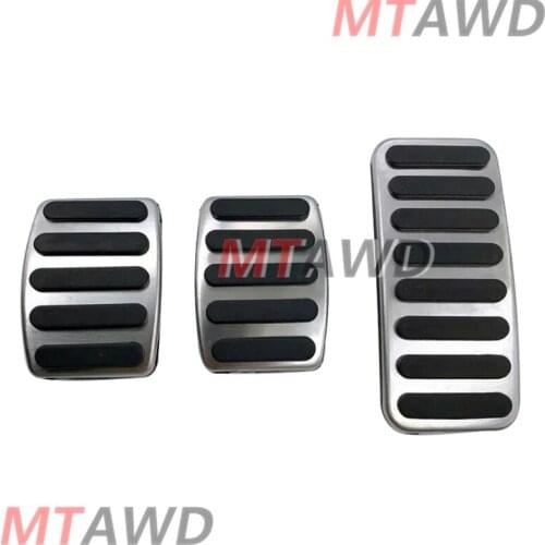 For Suzuki Vitara 2015-2019 2020 Car Accessories Alloy MT AT Car Accelerator Pedal Clutch Gas Fuel Pad Brake Pedal Protectors