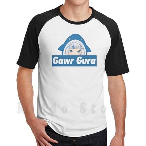 Gawr Gura Peeker - Hololive #Hololiveenglish #Holomyth T Shirt Diy Big Size 100% Cotton Gawr Gura Gawr Gura Gawrgura Gawrt