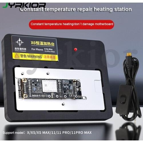 Jyrkior For IPHONE X XS XSMAX 11 PRO MAX Motherboard Layering Chip CPU Remove The Preheating Thermostatic Station