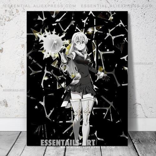 Elizabeth Liones Nanatsu No Taizai Poster Canvas Wall Art Painting Decor Pictures Bedroom Study Room Home Decoration Prints