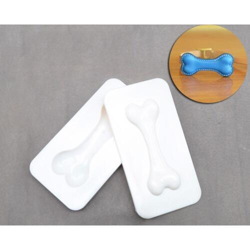 15*85mm leather craft template dog bone shape modeling fixed plastic nylon mould